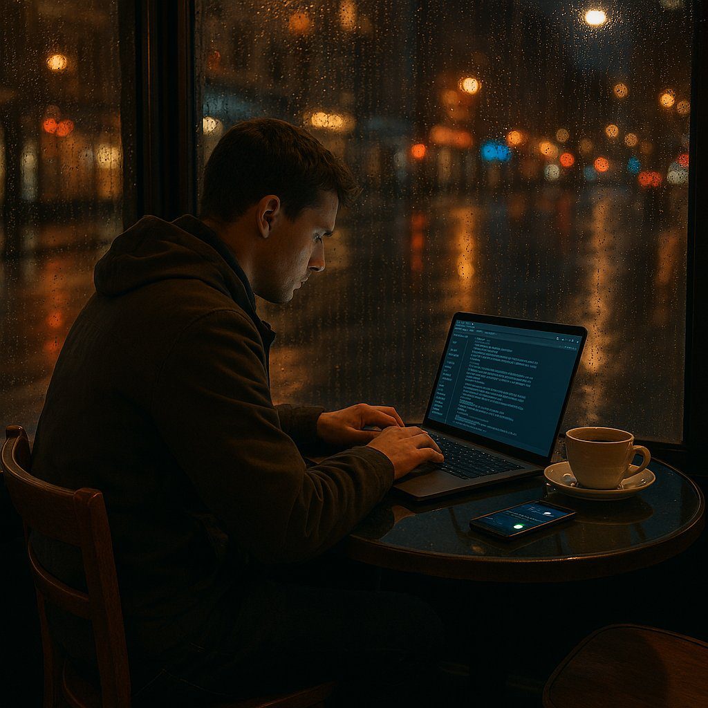 Generate a high-resolution, surrealistic image of a futuristic office space with a large, glowing AI computer screen at its center, surrounded by scattered papers, pens, and a Microsoft logo on the wall. In the foreground, a wide-eyed user sits at a desk, looking amazed at the stream of 15 generated images displayed on the screen, with DALL-E and OpenAI logos subtly integrated into the background. Cartoon, futuristic, illustrative